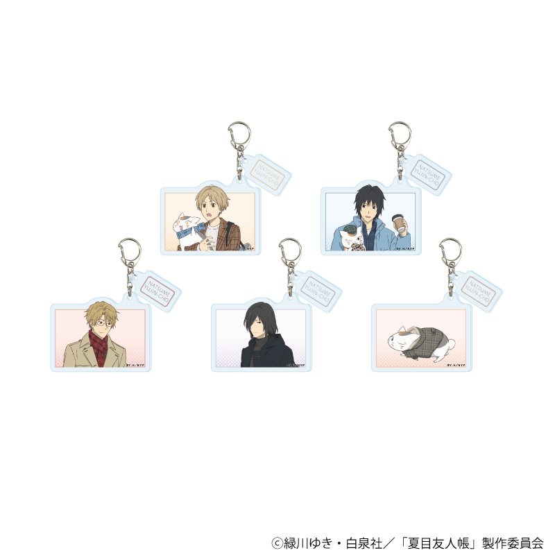 ☆新着☆ 【夏目友人帳】 缶バッジ BOX パーツ付きアクリル