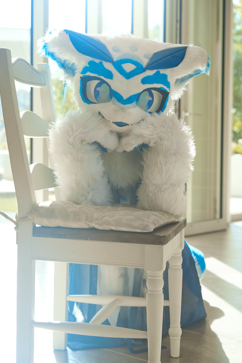 "오늘은 자꾸 눈이 마주치네요?"

「今日はやけに目が合いますね。」

#FursuitEveryday #fursuit #青華記