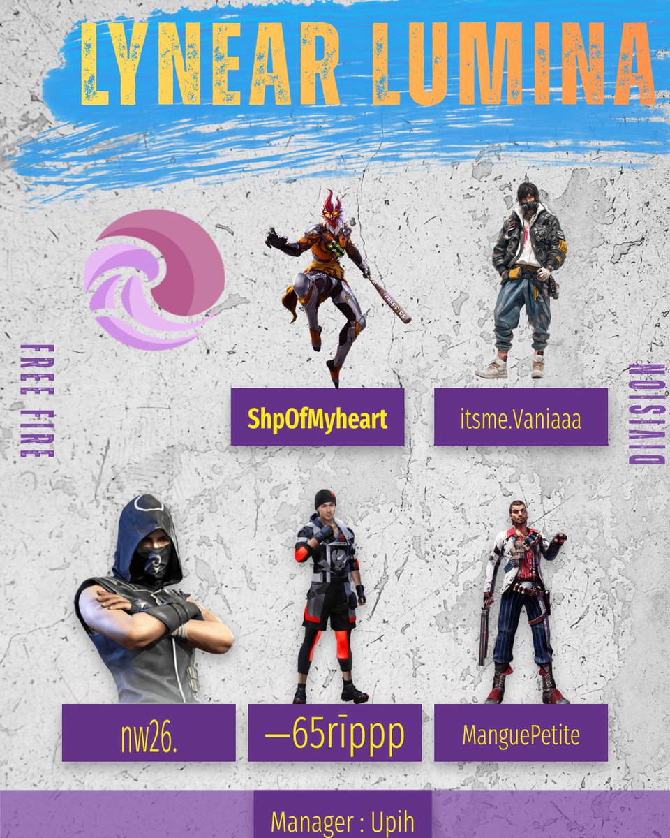 Main cerdas, main cantik, main untuk menang 🦋

Good luck buat squad Free Fire LYNEAR LUMINA, semoga lancar dan membawa pulang kemenangan (BOOYAH) 🤍

Jangan lupa semangatin ibu CEO <a href="/SE_LynJKT48/">Jesslyn Elly</a> <a href="/LynearID/">LynearID</a> 

#LYNEARLUMINA 
#LYNEXOUSIA