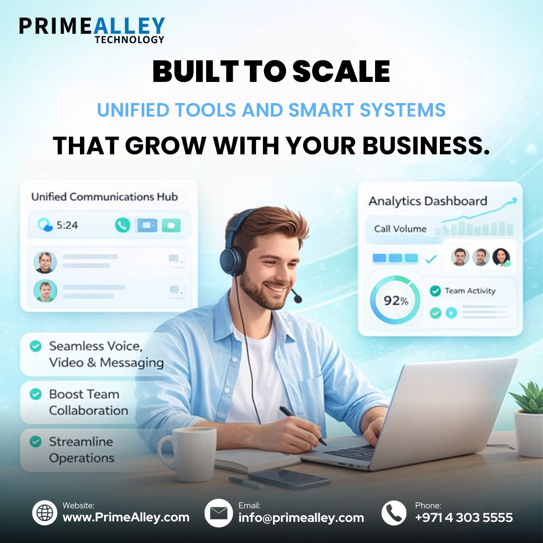 PrimeAlley's tweet image. Growth without structure leads to chaos. 

Scalable businesses run on systems not effort. 

👉 Build once. Scale smoothly. 

📞 +971 4 303 5555 
🌐 primealley.com 

#Scalability #BusinessGrowth #Systems #Entrepreneurship #PrimeAlleyWorkspace