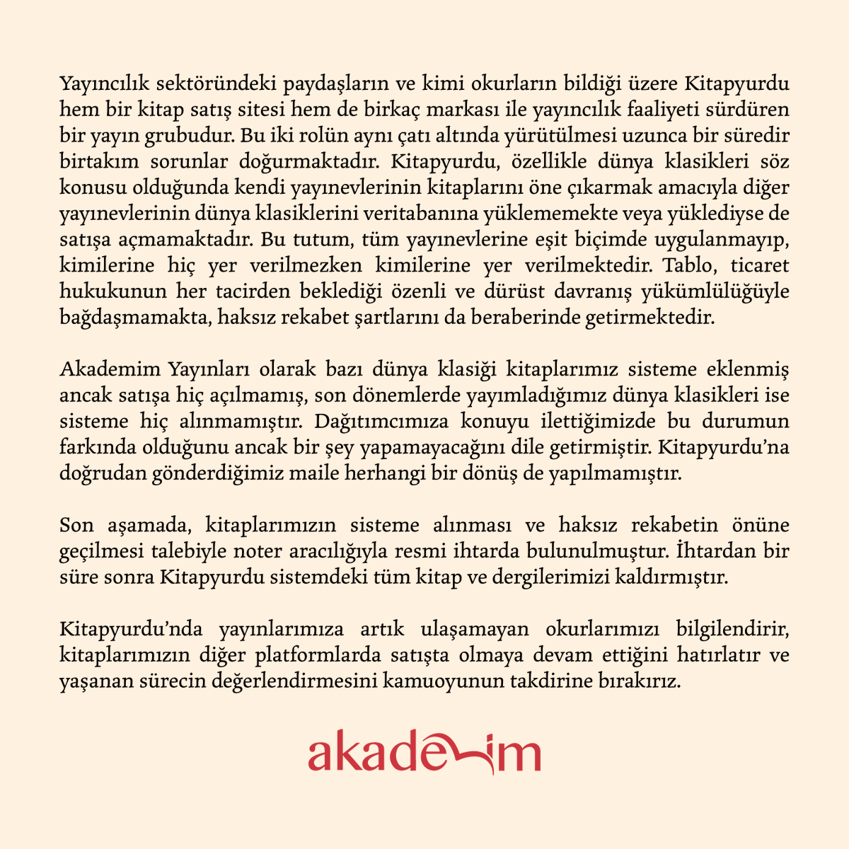 Akademim Yayınları tweet media