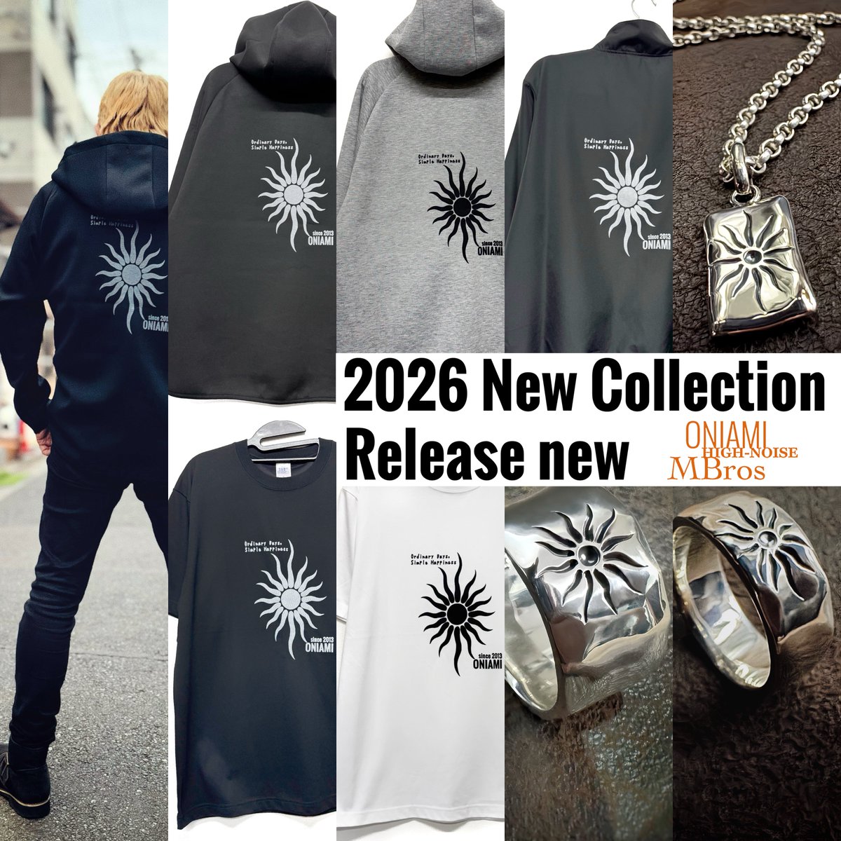 oniami_com's tweet photo. ★2026 New Collection★
Release new！

4月のoniami pre order eventにて発表されたNew itemを
ホームページにUPしました♪

よろしくお願いします★ https://t.co/gECunejiOa