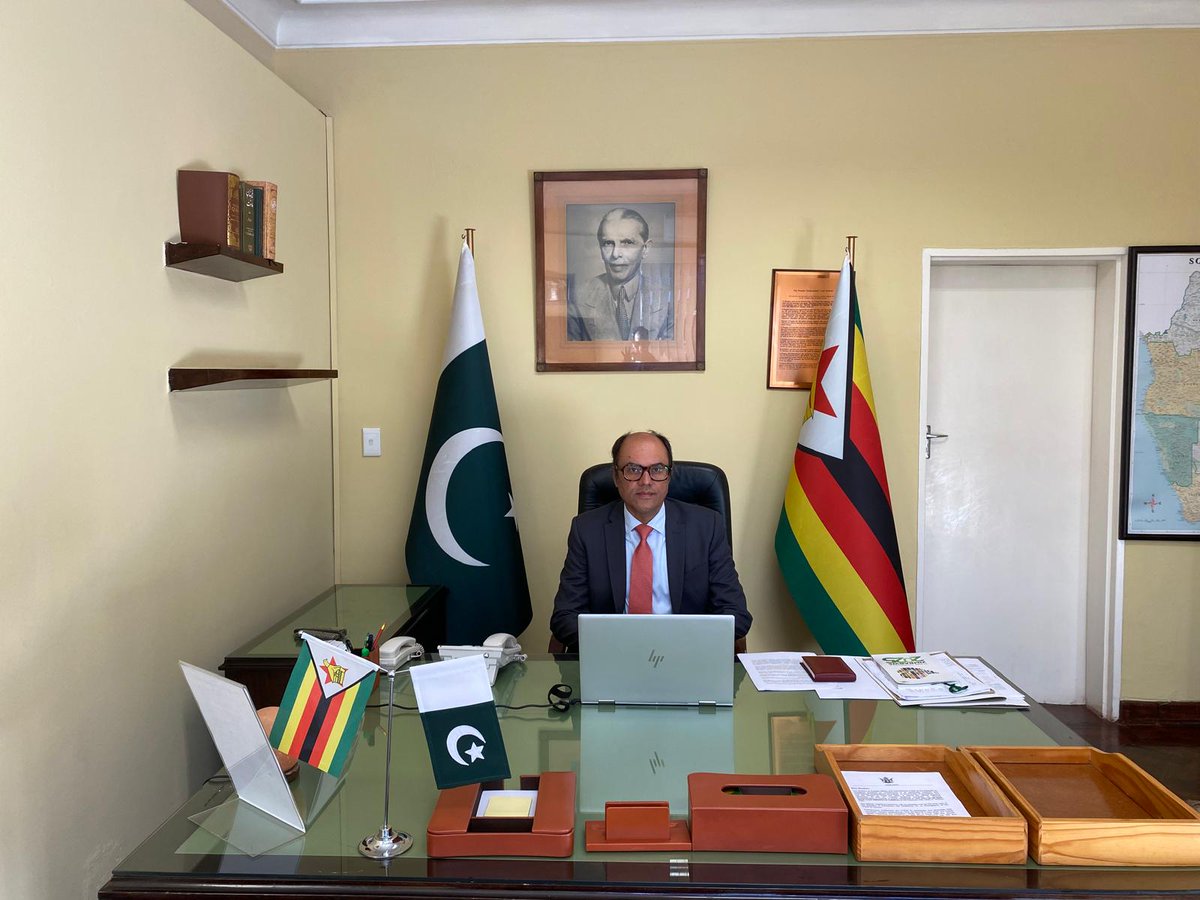 Pakistan Embassy Zimbabwe tweet media