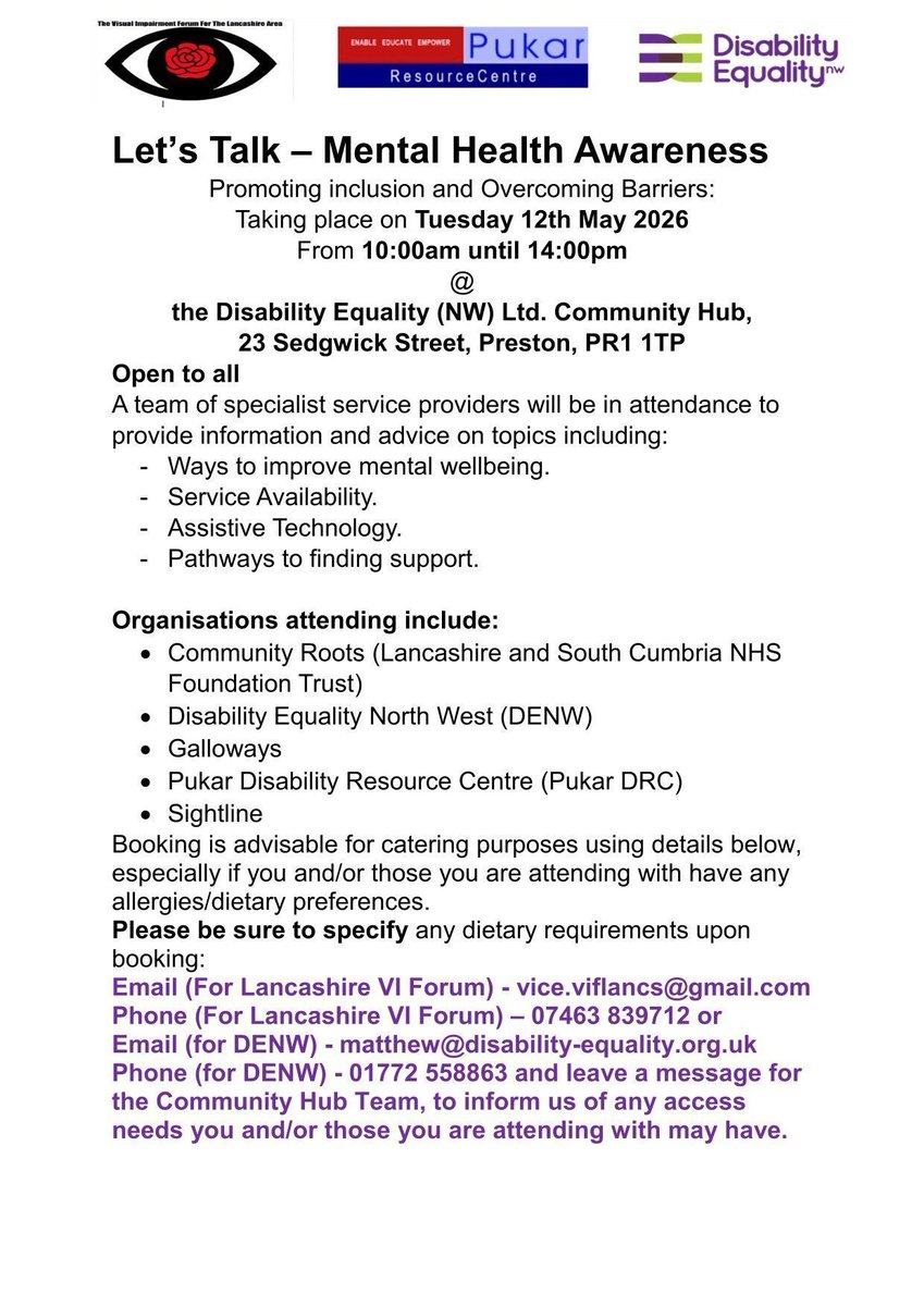 Disability Equality North West tweet media