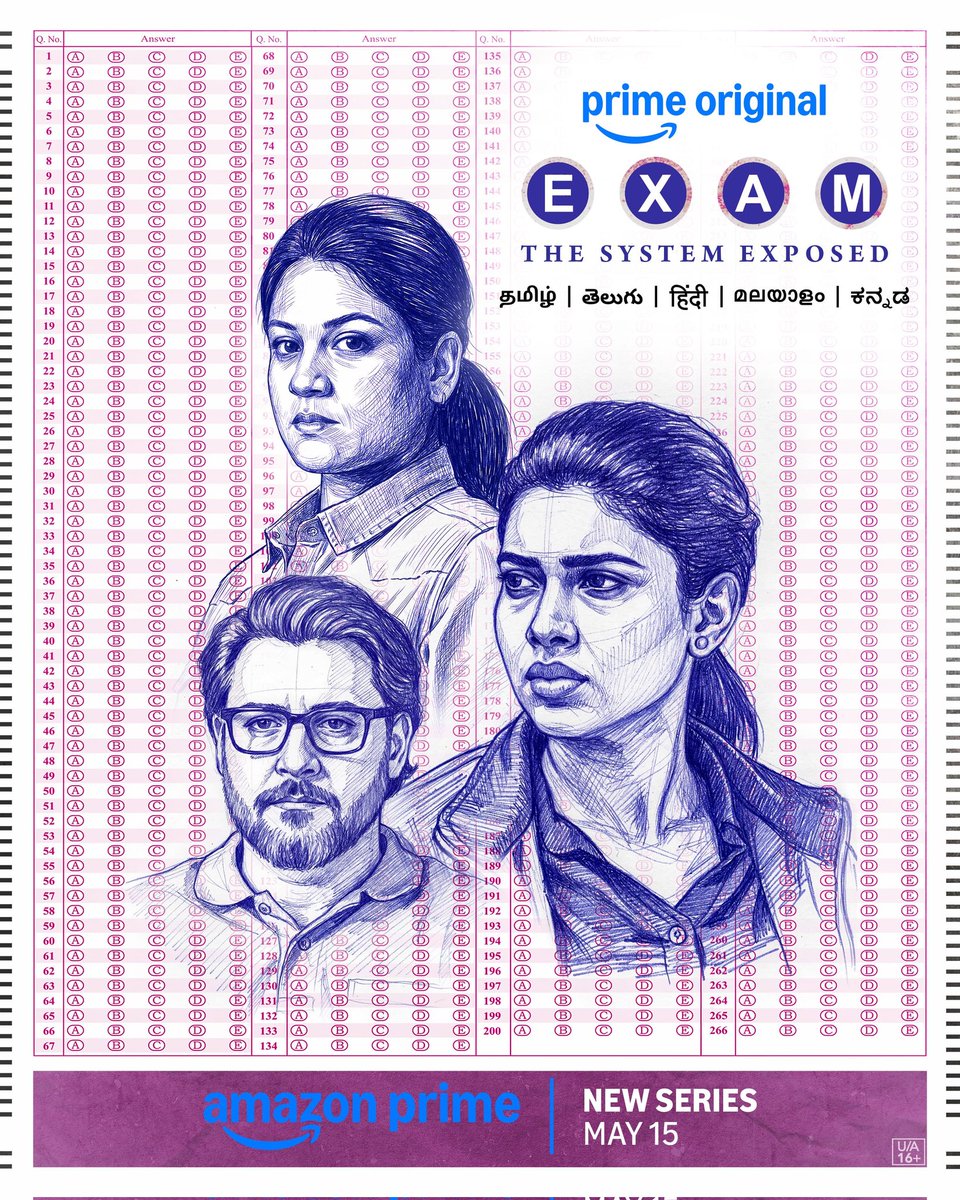 Shrikrishna_13's tweet image. Prime Original Series #Exam Will Premiere In #Kannada On May 15th On @PrimeVideoIN 

Also In Tamil, Telugu, Malayalam &amp;amp; Hindi 

#KannadaDubbed