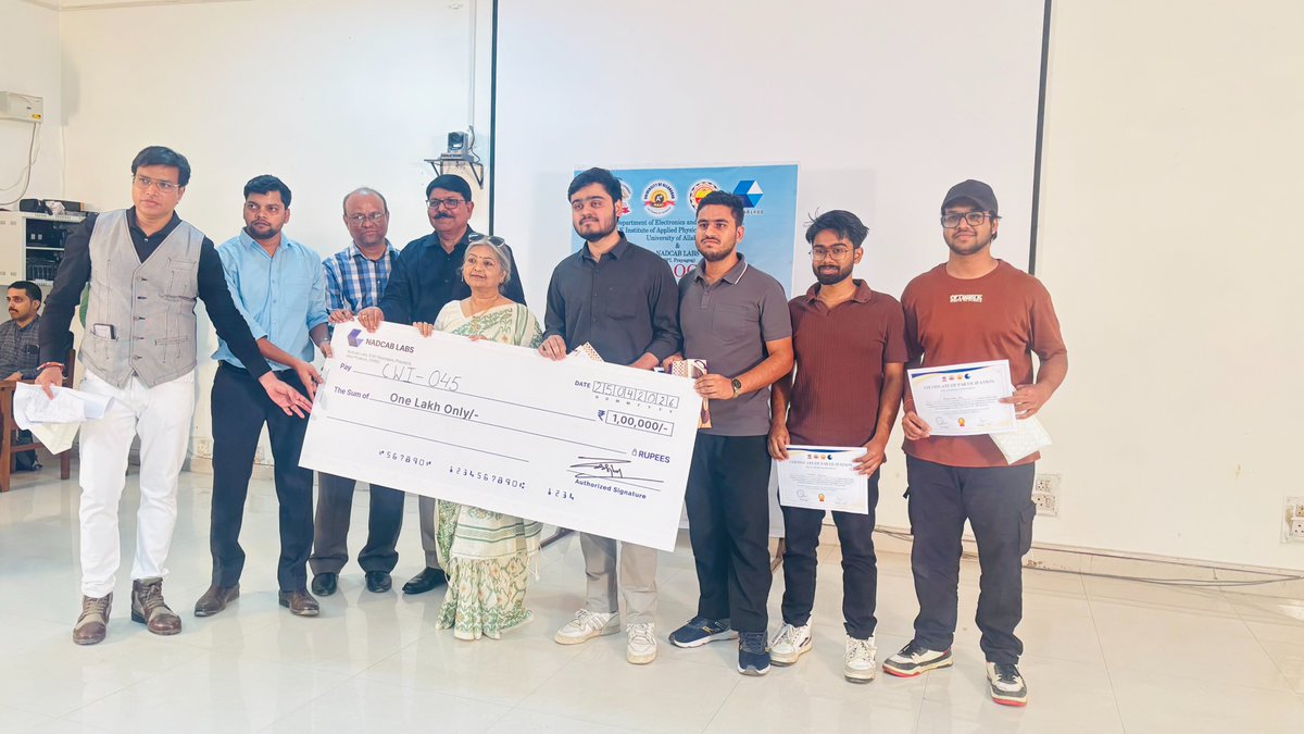 nadcablabs's tweet image. CodeBlock 2026 - Where Ideas Turned into Innovation🚀

Successfully hosted at University of Allahabad with Nadcab Labs, this 2-day hackathon (24–25 April) brought together bright minds to build real-world solutions using AI &amp;amp; Blockchain.

#CodeBlock2026 #Hackathon #AI #Blockchain