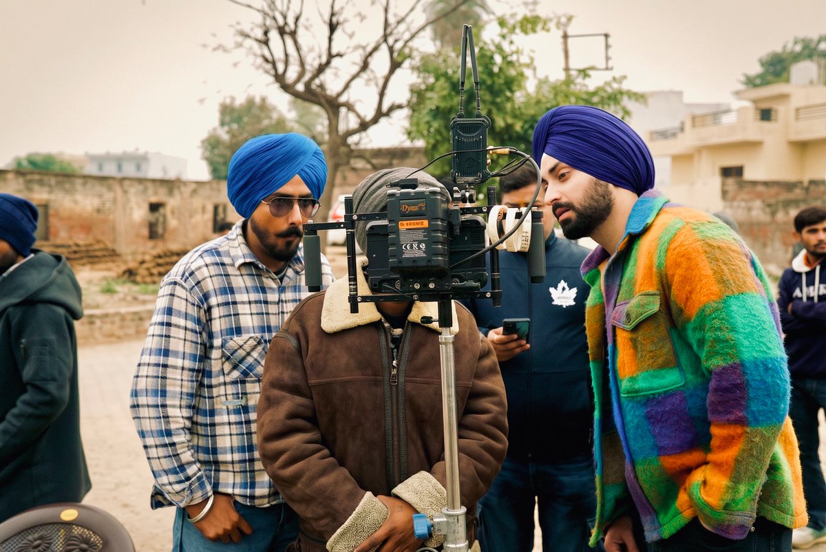 film_tera_film's tweet image. On the set of Bread &amp;amp; Butter 🎬🔥
Pure hustle, pure vibe, pure Punjabi magic. #BreadAndButter #OnSet