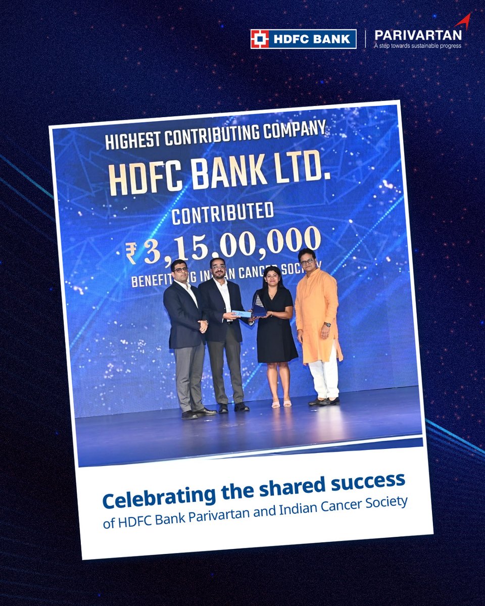 HDFC Bank Parivartan tweet media