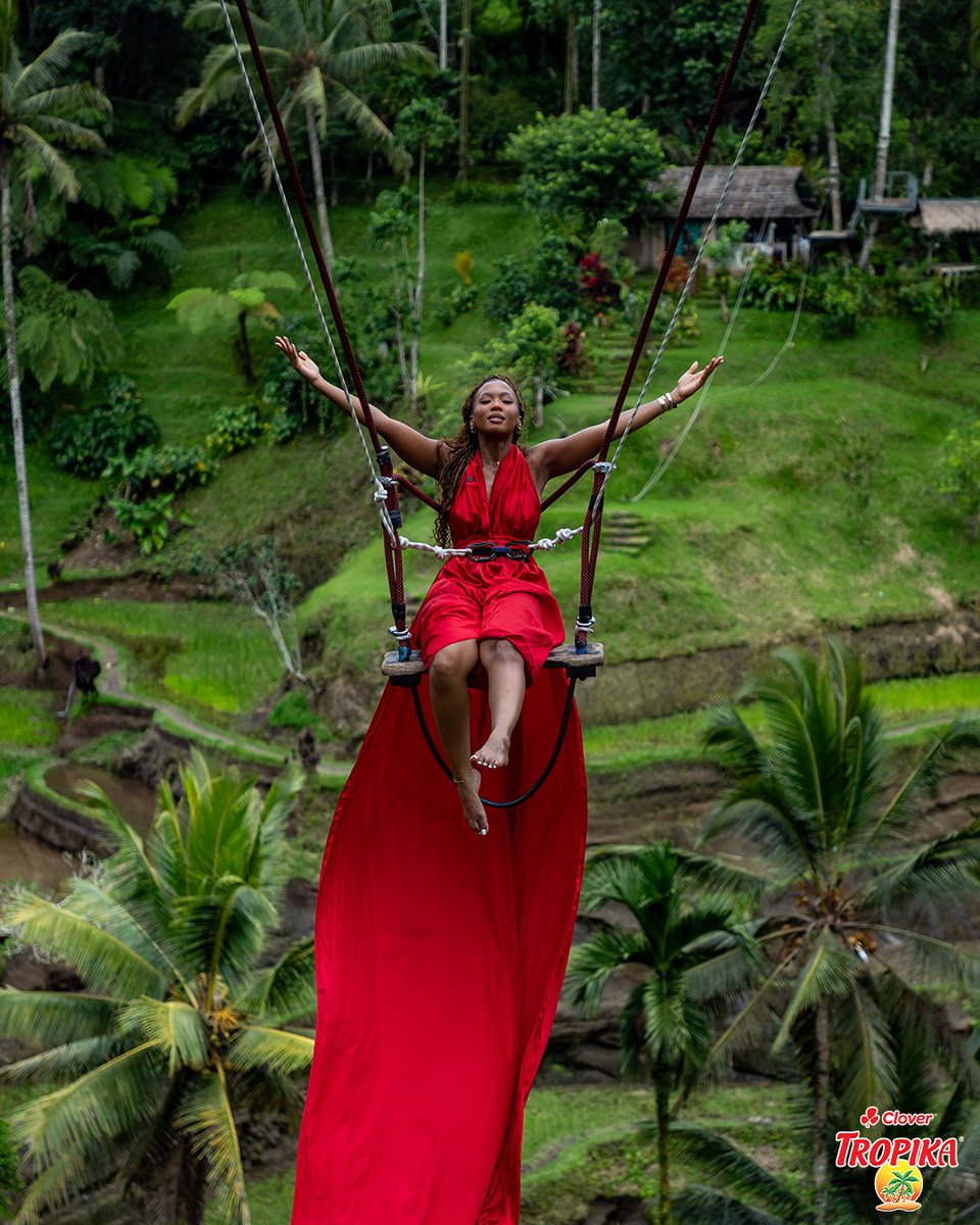 Red dress, lush views, and pure main character energy! Nqobile Khwezi is making the Bali swing look effortless with @wolotravel. High-adrenaline adventure or a high-glamour photo op: which one are you Red dress, lush views, and pure main character energy! Nqobile Khwezi is making the Bali swing look effortless with @wolotravel. High-adrenaline adventure or a high-glamour photo op: which one are you