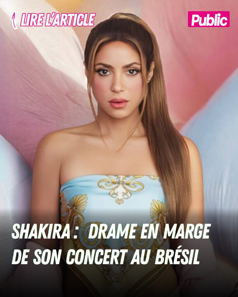 InsidePublic's tweet image. public.fr/shakira-drame-…
Ce samedi 2 mai, Shakira donnera un grand concert à Rio de Janeiro au Brésil. Malheureusement, lors du montage de la scène ce 26 avril, un drame a eu lieu. Un technicien est décédé après avoir été écrasé par un morceau du décor. 

#people #actupeople