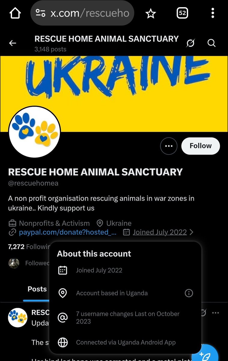 Scammer_Joker's tweet image. Can you Please Privacy/Spam Report/Block/Repost this Fake Ugandan Account pretending to be a Ukrainian Animal Rescue
Acct rescuehomea
x.com/i/user/1545864…
Thanks 
#scammer