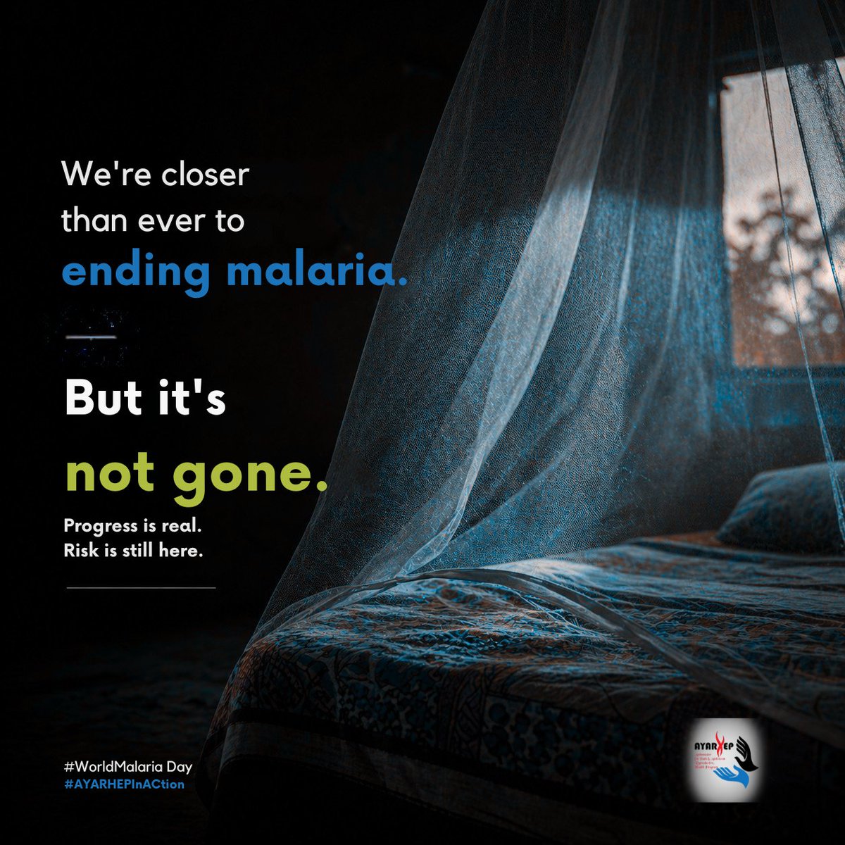 AYARHEP_KENYA's tweet photo. We’ve made progress against malaria. But it’s not gone.

It still shows up in the gaps, missed protection, delayed treatment and limited access.

What works is known. What matters now is consistency.

Ending malaria depends on what we do every day.

#EndMalaria #AYARHEPInAction https://t.co/emvvSeQb8X