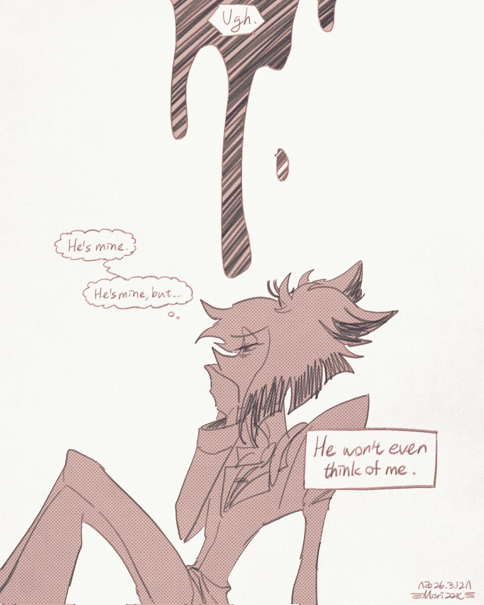 Partnership timeline travel au (15/?)
"What's the point of bringing him back if all he'll think about is another 'me'?"

#RadioStatic #StaticRadio #voxal #HazbinHotelVox #HazbinHotelAlastor #HazbinHotel #HazbinHotelFanart #au