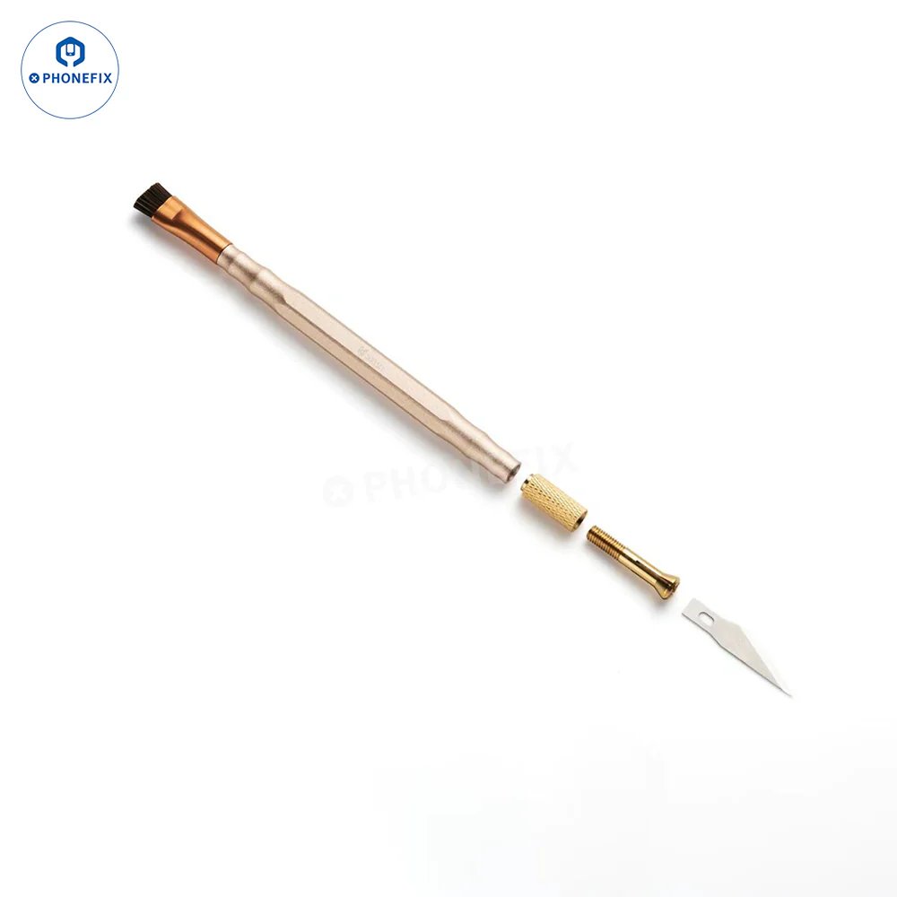 phonefixdiy's tweet image. REFOX RS75 PryPen, 2-in-1 dual head tool.
Pry knife + anti-static brush, ideal for phone disassembly, glue and dust removal.
#REFOX #RS75 #diyfixtool #iphonerepaircost #applefixnearme