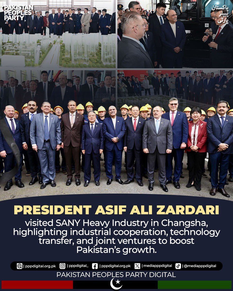 WajihaAbid1's tweet photo. From diplomacy to development - Pakistan is moving forward.
President of Pakistan Asif Ali Zardari delivering global opportunities for national growth. 🇵🇰
@BBhuttoZardari @AseefaBZ @BakhtawarBZ
#Pppworks https://t.co/fxAljo7ZAs