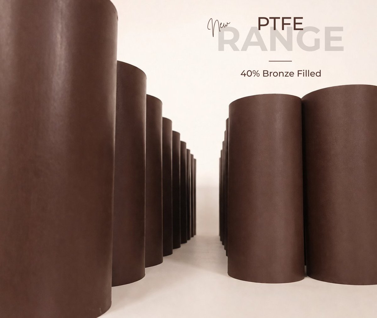 PlastimLtd's tweet image. Our new 40% bronze-filled PTFE tubes keep the core benefits of #PTFE (low friction, chemical resistance &amp;amp; temperature performance) but gain significantly improved wear resistance &amp;amp; compressive strength.

See if it's the right material for you: 01452 857733

#UKmfg #UKeng