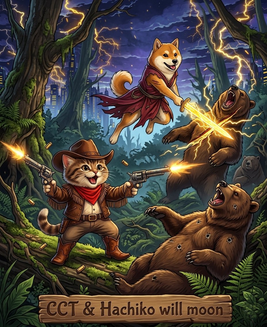 B_Versee's tweet image. There is only one cat that turns Chaos into fun— The  #Cakecat 

&amp;amp; No amount of bear can stop the loyal $Hachiko 

Never fade these skillful Gems💎 

#BNb $CCT
