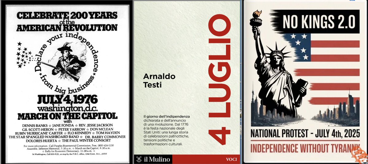ArnaldoTesti's tweet image. Una festa che unisce? Una festa che divide? Dopo 250 anni?
#QuattroLuglio #4luglio #July4th #FourthOfJuly #IndependenceDay #America250