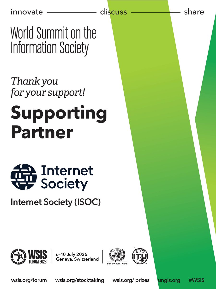 World Summit on the Information Society (WSIS) tweet media