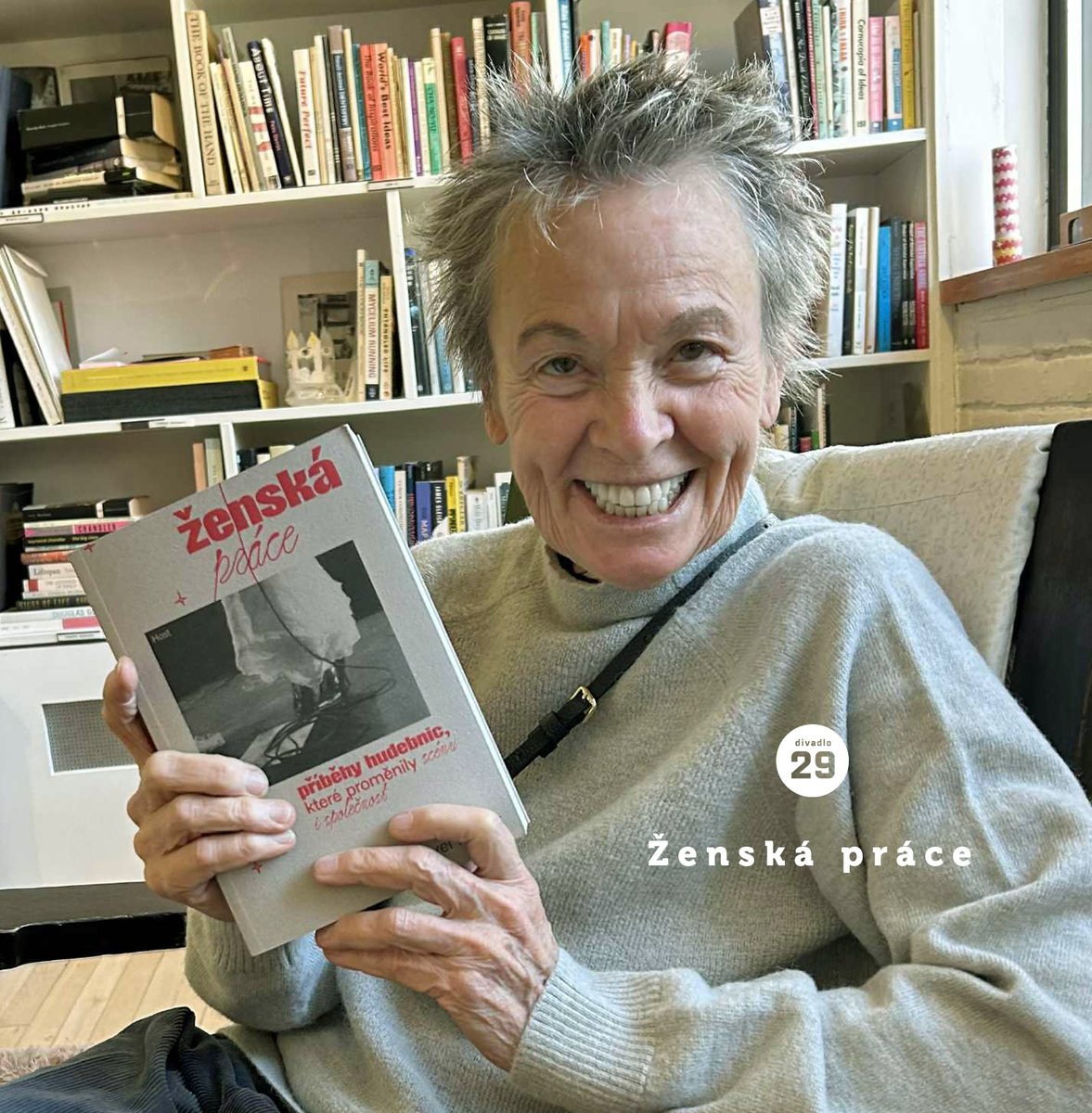 Divadlo29's tweet photo. S T Ř E D A 🌼 Pavel Klusák: Ženská práce
O osudech Björk, Patti Smith, PJ Harvey, Kate Bush, Laurie Anderson a dalších hudebnic s držitelem Magnesie Litery, hudebním publicistou Pavlem Klusákem. 
st 29/4 Divadlo 29 https://t.co/J6MVx7BrrY