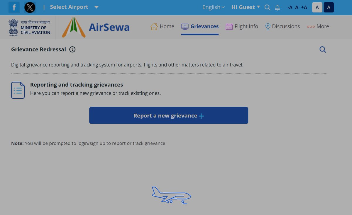 anujrawla's tweet photo. @MoCA_GoI 

1) The Air Sewa Website has been unresponsive for the last many days. Not allowing people to log in 2 submit or track their grievances. See attached screenshots.

2) My Grievance ID QL278476 from 2nd Feb 2026 has as yet not been actioned. See attached screenshot. https://t.co/Pwpk66HWaV