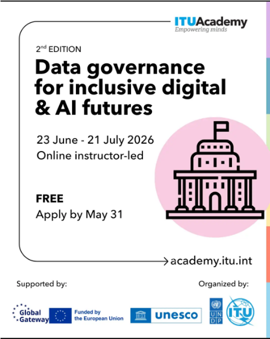 GabrielMariya's tweet photo. From data to impact: Building inclusive &amp; rights‑based AI. 

I invite you to apply now to the 2nd cohort of Data Governance for Inclusive Digital &amp; AI Futures.🌍

👉https://t.co/9m7KWlgcnU 

@UNESCO @UNDP @ITU @EU_Commission https://t.co/QkZKs0kR9Z