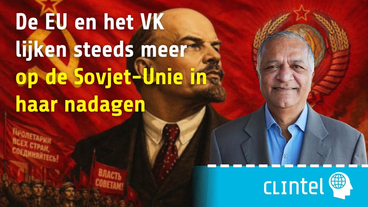 ClintelNED's tweet image. Europa en het VK schuiven richting steeds meer centrale controle—minder democratie, opgelegde ideologie en het smoren van kritiek. Klinkt bekend?
@tilakdoshi waarschuwt: de gelijkenis met het late Sovjetsysteem is geen toeval—het is beleid.
#EU #VK #Democratie #VrijeMeningsuiting
