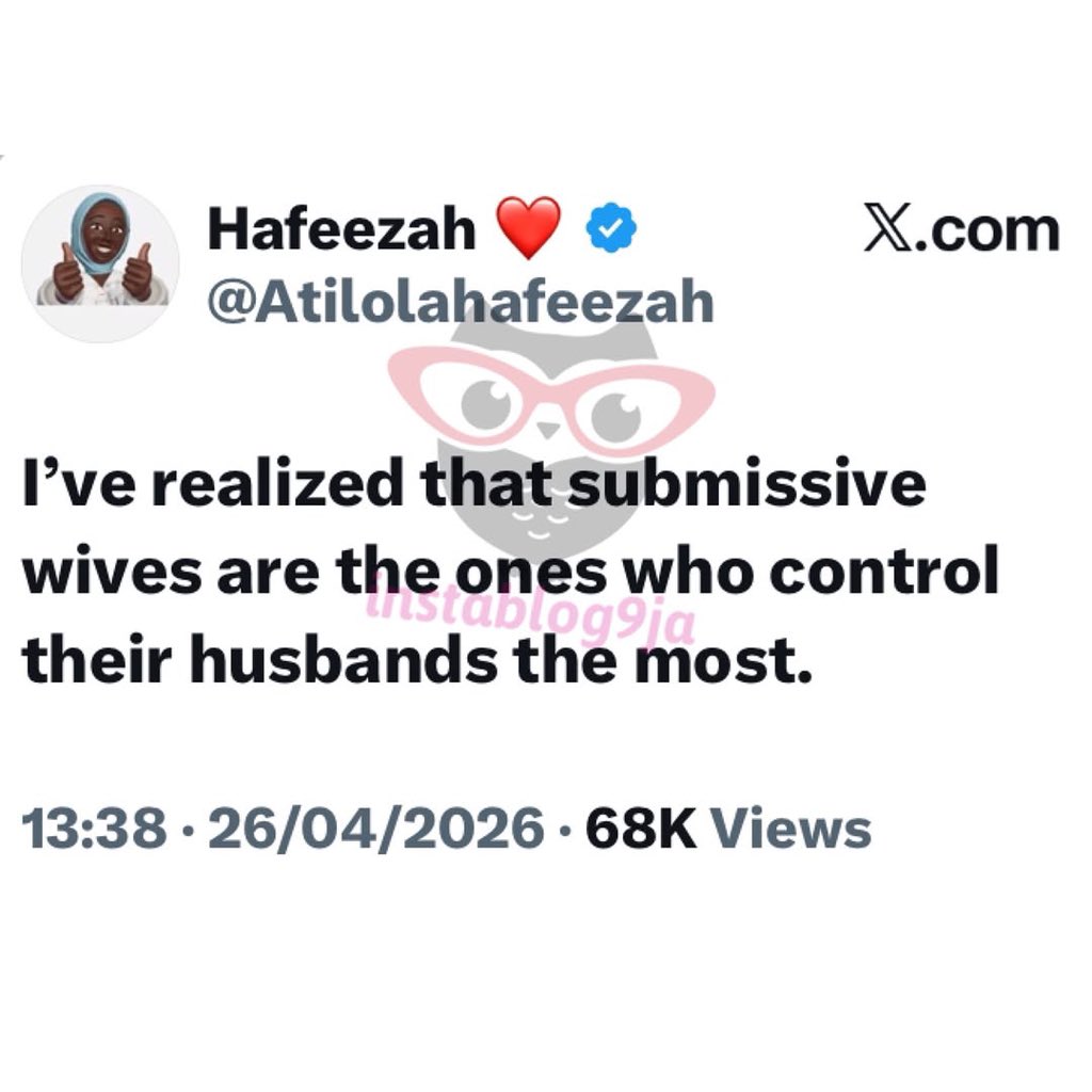Submissive wives control their husbands the most — Techie Hafeezah