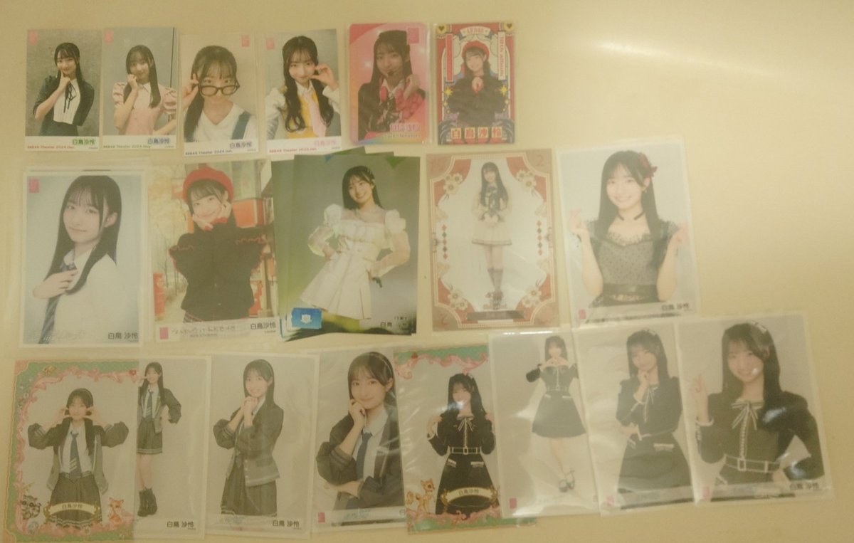 harunatore's tweet photo. 【交換 トレード募集】AKB48 生写真

[提供 譲] 白鳥沙怜
ピンポン
店舗特典
OS盤
スクラッチ
握手会場限定
武道館
サイン 等
新しめのものやグッズ、別メンバーは別ポストかお問い合わせ下さい

[希望 求] 小嶋陽菜 中西里菜 他 別ポストの希望や未所持のもの 現役メンバー等

卒業まで現地持参します https://t.co/mVN0j4nLpS