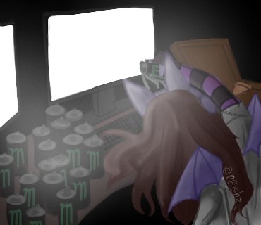0fishz_'s tweet image. O modelo novo me lembrou aquela trend, e já que a Dante falou dos energéticos, resolvi fazer mais ainda #fy #DanteArtes #0fishz