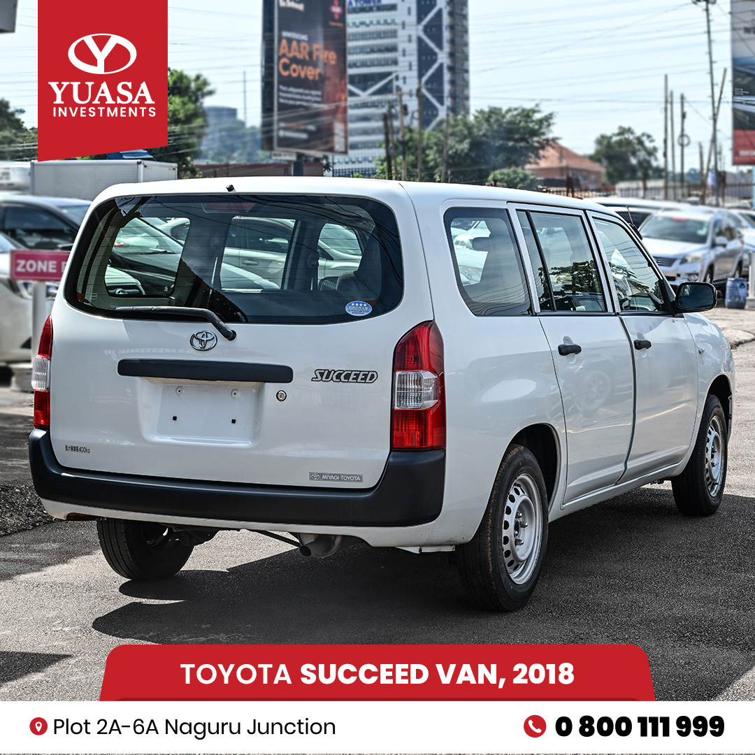 yuasatrading's tweet image. Toyota Succeed Van 2018 🚐💼
Practical, reliable &amp;amp; built for the everyday hustle. Perfect for business, deliveries &amp;amp; daily drives across Uganda.

✔️ 1.5L petrol | Automatic
✔️ Spacious &amp;amp; fuel efficient
📞 0800 111 999
📍 Naguru Junction
#ToyotaSucceed #WorkSmart #CarDeals