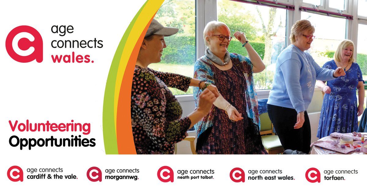 AgeConnectWales's tweet image. Volunteers are at the heart of each of our Age Connects branches. Without the hard-work and enthusiasm of the hundreds of volunteers who support us, we could not deliver the work that we do.
Find out more... ageconnectswales.org.uk/volunteering
#volunteering #wales