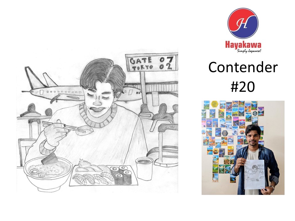 SimplyJapanese's tweet photo. Contender #20 connects Japanese food with travel and aspiration through a thoughtful pencil sketch. ✈️🍣🍜 A unique concept worth supporting!
#Hayakawa #IllustrationContest2026 #Contender20 #JapanDreams #JapaneseFood #OishiiNihon #ArtContest #SimplyJapanese https://t.co/65YKWvvr3Y