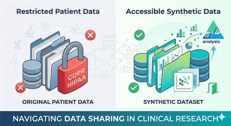 AIMedExpert's tweet photo. Your collaborators need your patient data.
GDPR says no.

Synthetic data is one way through — preserve statistical properties, share nothing real.

Easy to say. Hard to do well.

We've been working on this with multi-modal clinical data across EU projects. Details coming 🔒 https://t.co/TzkfIeEskz