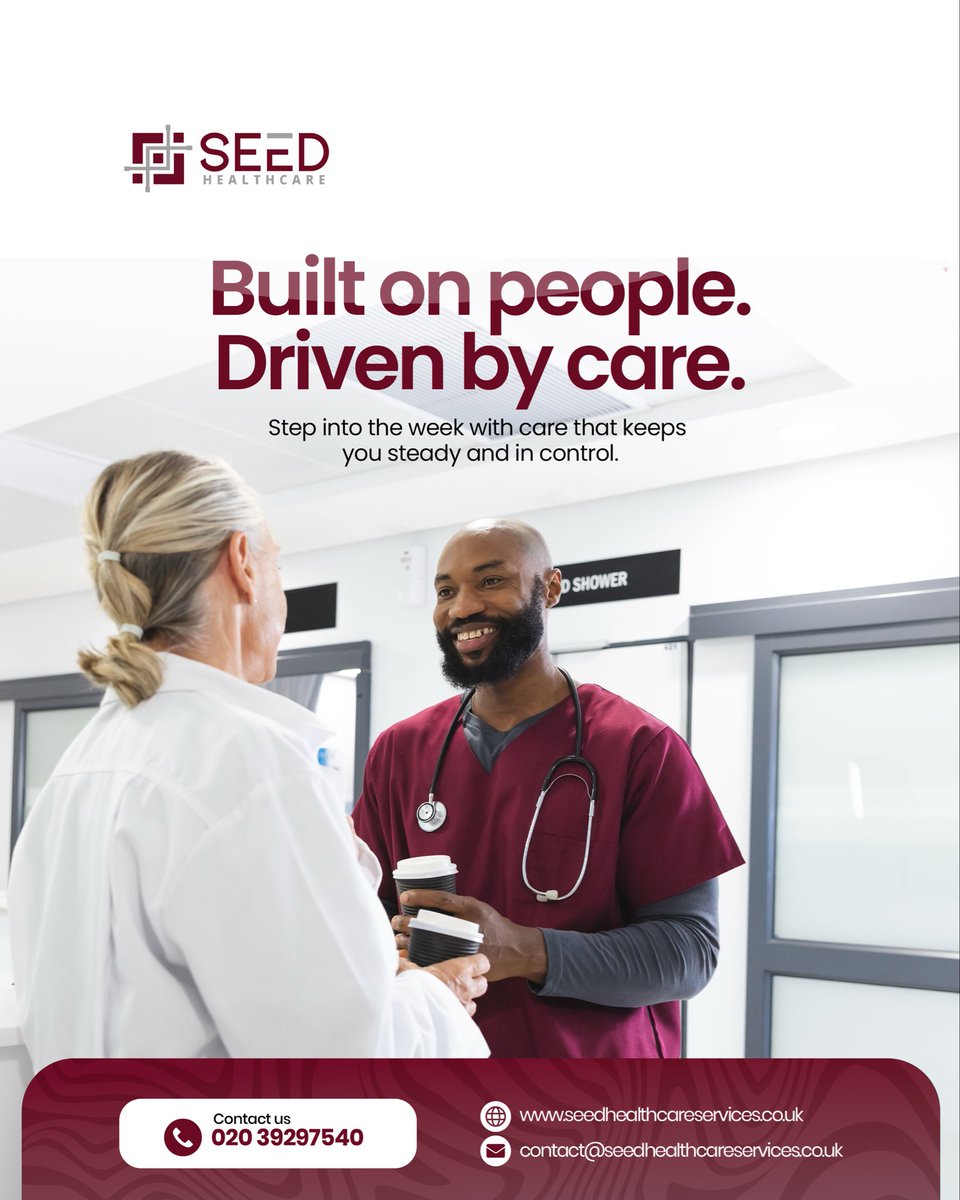 SeedHealthCare_'s tweet photo. This week, choose growth. Choose excellence.
Choose Seed Health Care. #seed #Healthcare #newweeknewgoals✔️ https://t.co/hioQS64tUI