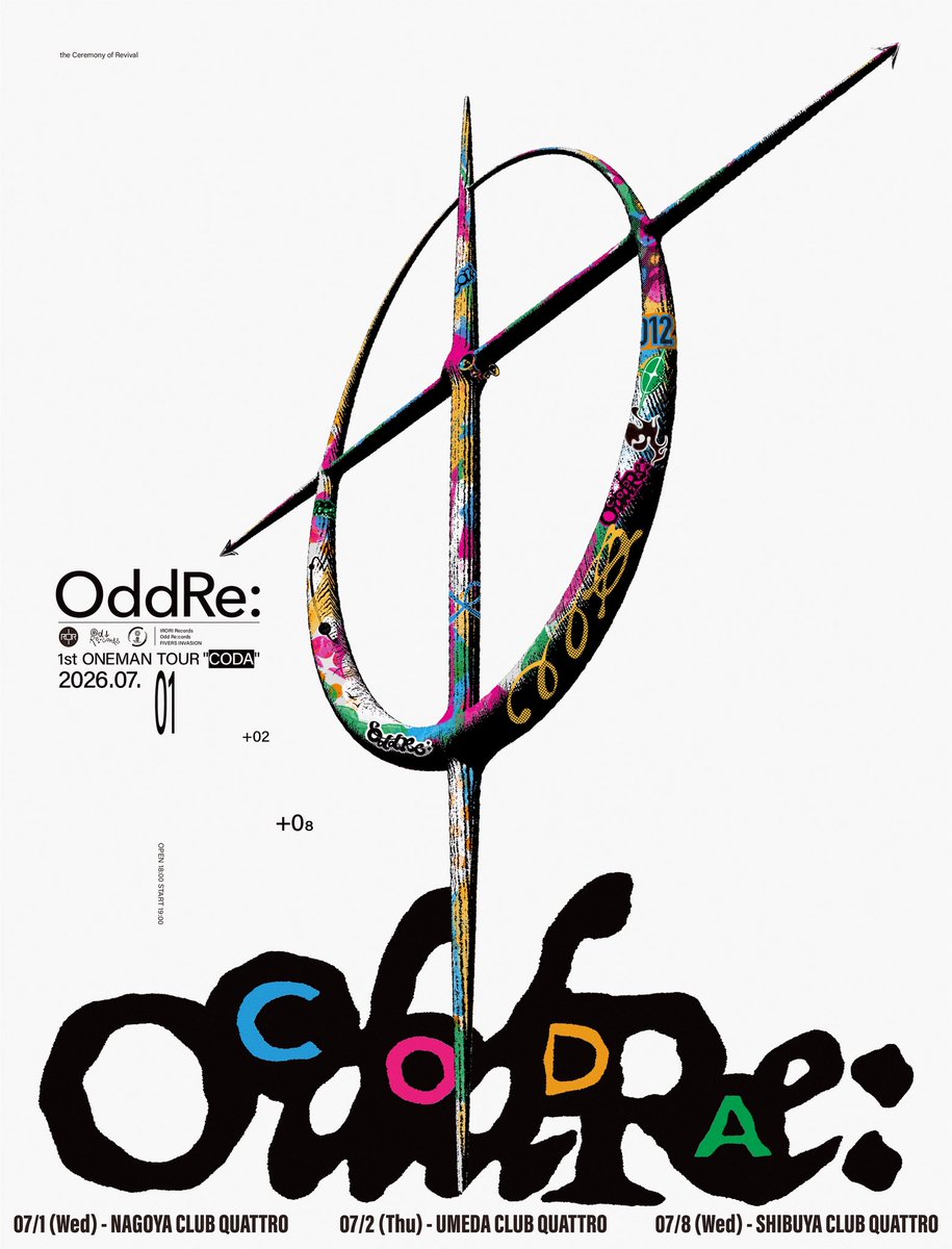 yon_cc1998's tweet photo. “CODA”
KV制作させていただきました！
アザス！🤝
#OddRe : https://t.co/ArSpY8TIcp