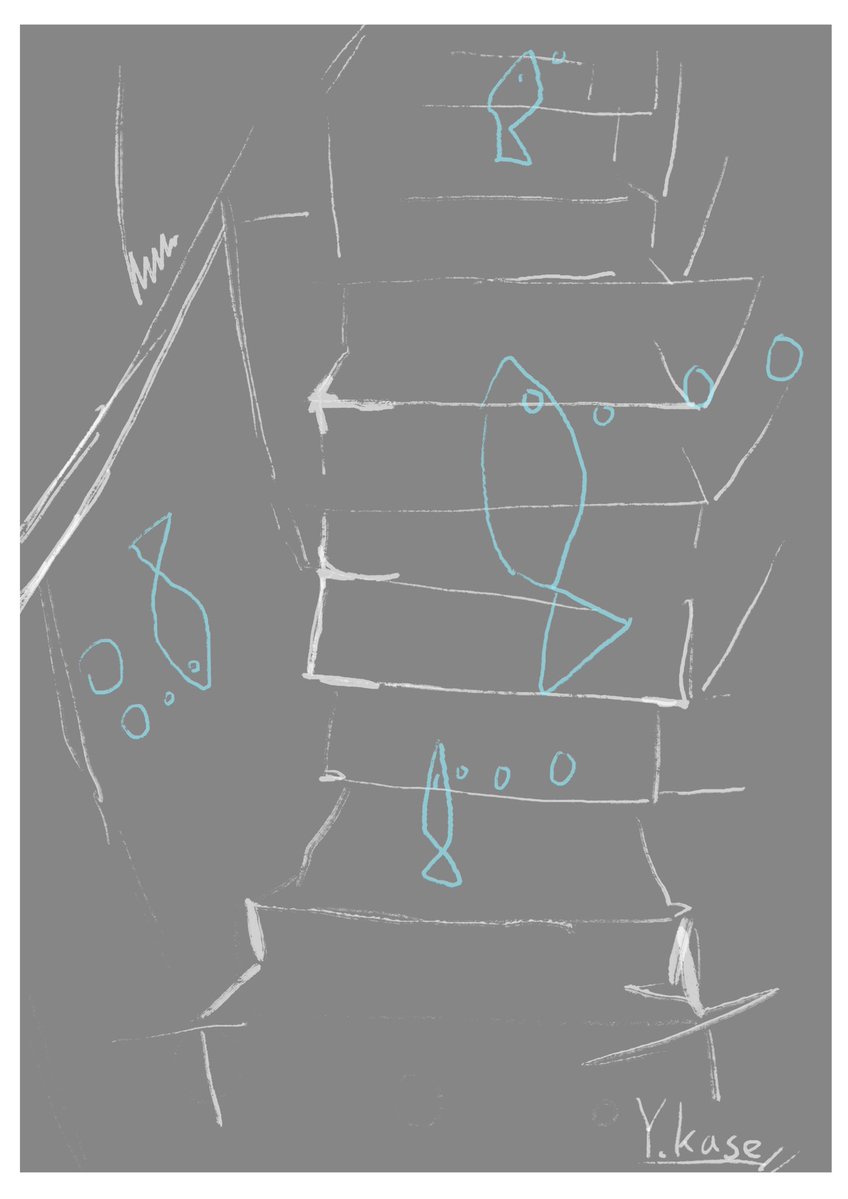 gamakunm1's tweet image. 階段3

#illustration #artwork #art #イラスト　#階段