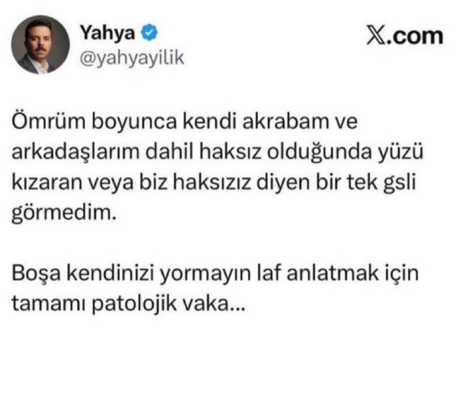 Evrenin en haklı twiti