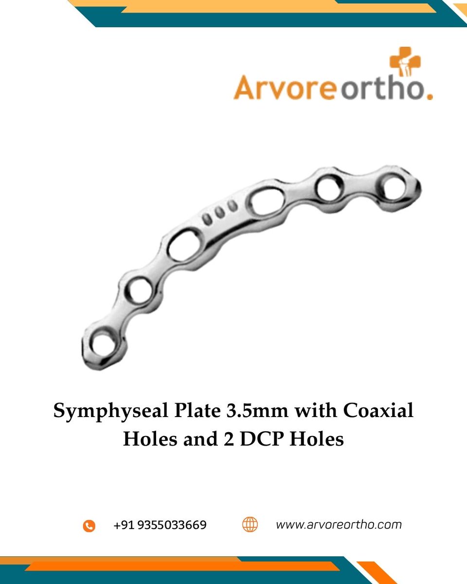 arvoreortho's tweet image. Upgrade your surgical precision with high-quality orthopedic solutions from Arvore Ortho.
📞 +91 9355033669
🌐 arvoreortho.com
#OrthopedicImplants #MedicalInnovation #SurgicalPrecision #OrthoCare #HealthcareSolutions #BoneFixation #MedicalDevices #SurgeonLife #Orth