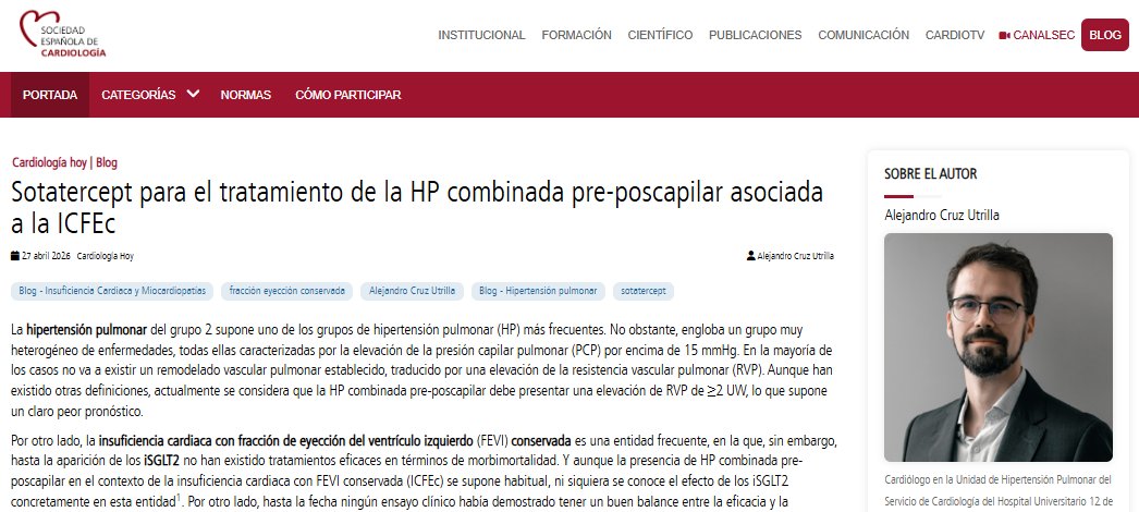 Soc Esp Cardiología tweet media