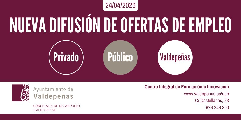 Desarrollo Empresarial y Comercio de Valdepeñas tweet media