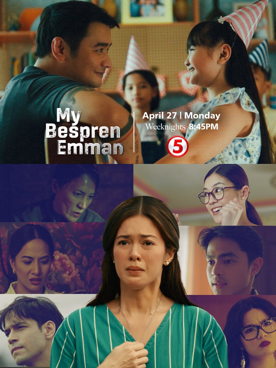 besprenemman's tweet photo. Saksihan ang matinding pagsubok ng pamilya De Jesus sa #MyBesprenEmman. 

PREMIERE NA MAMAYA, 8:45 PM sa TV5 ♥️ https://t.co/fvZspttYNu