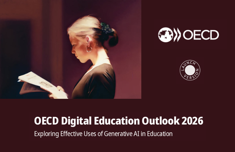 educaINTEF's tweet photo. 📘 Ya disponible el informe Digital Education Outlook 2026 de la OCDE

🤖 Analiza cómo la IA generativa está transformando los sistemas educativos y aborda sus oportunidades y retos para la enseñanza y el aprendizaje

👉 https://t.co/KGOJGVjM3Z https://t.co/y3KeADQ6Nc