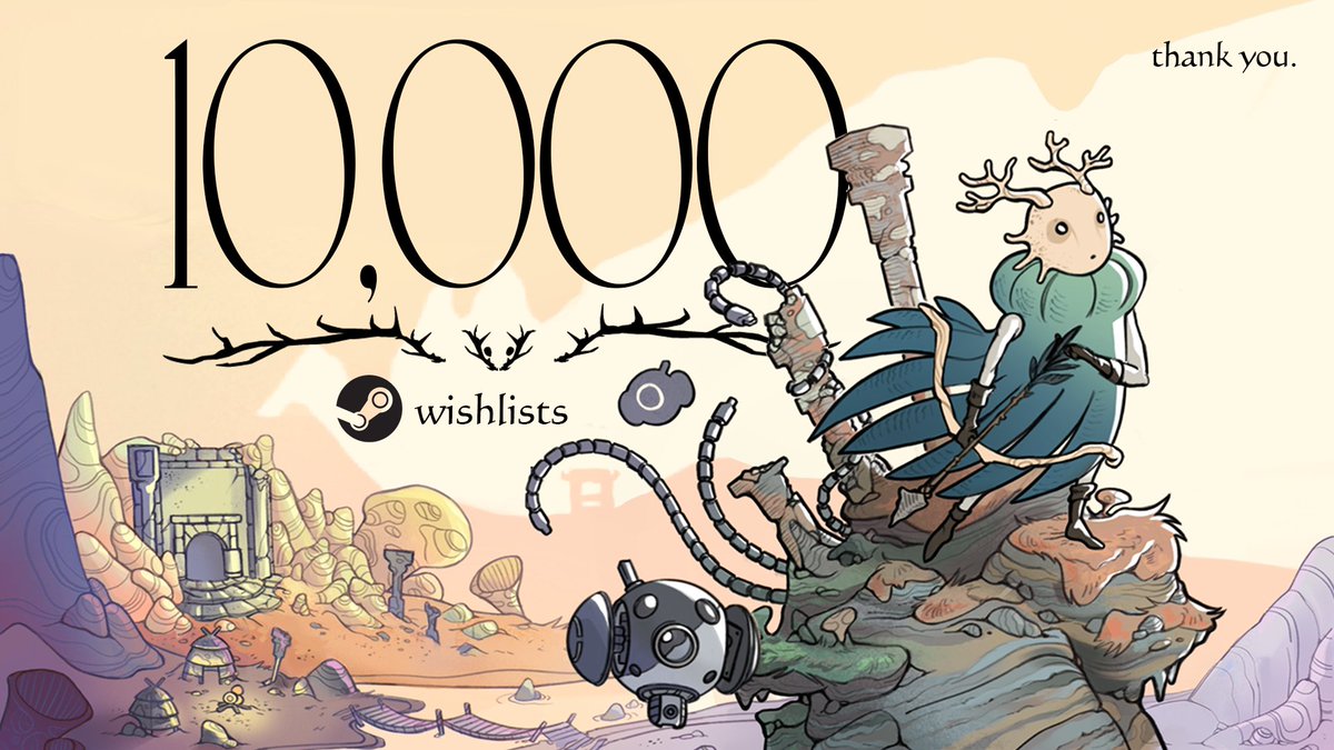 maseylia's tweet image. “What if the game doesn’t sell ? what will you do next?”
“But there are already thousands of games on Steam"
“Are you really ready to work for months with no guarantees?”

Happy to announce Maseylia: Echoes of the Past has reached the holy milestone for indies.. 10,000 Steam