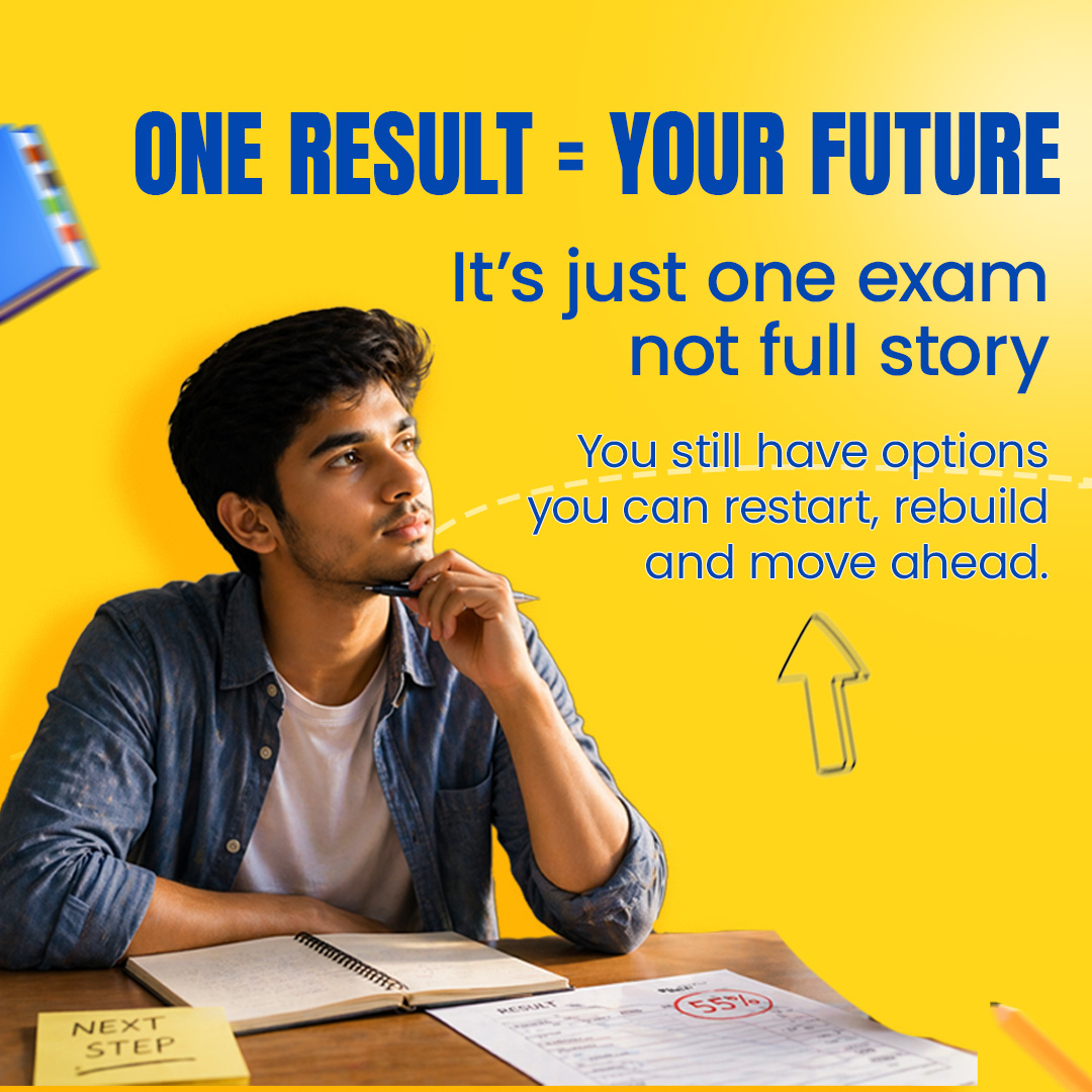 NIOSCLASS's tweet photo. Got your #result… now what?

Low marks don’t #define you. One #exam ≠ your #future.

You still have #options #Restart #Rebuild Move forward.

Choose a #smarter way with #flexible learning &amp; valid certification.

👉 Start again with NIOS CLASS
🌐 https://t.co/tkExrEmWO4 https://t.co/WITSaojjlf