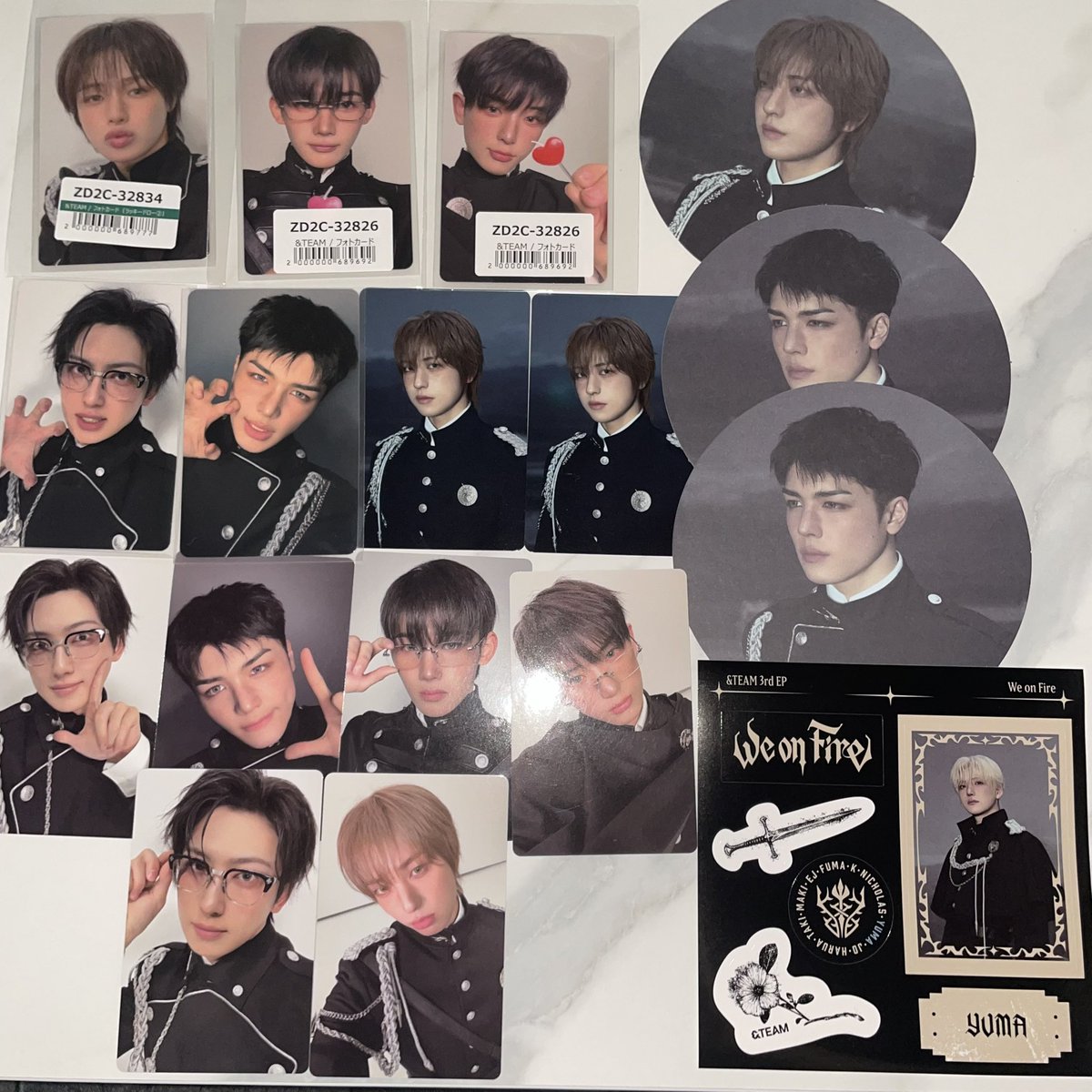 0lYu5's tweet photo. 〖&amp;TEAM We on Fire トレカ 交換〗

譲♡1枚目

求♡EJ YUMA 🩷(ALT有)
〔ウィバースEJ NICHOLAS〕
〔ユニバEJ NICHOLAS /ラキドロNICHOLAS〕
〔タワレコEJ〕

☆5/14kアリ手渡しor郵送☆
☆同種交換優先☆

お気軽にお声掛けください🍀
 #andTEAM交換  #andTEAM_交換 
 #andTEAMトレカ交換 https://t.co/b83svgEYPl