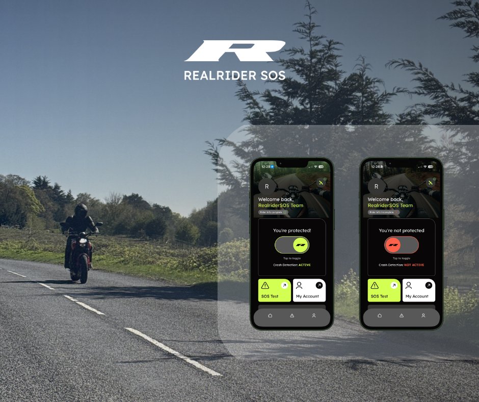 realrider's tweet image. With REALRIDER SOS, you'll have ultimate peace of mind on your next ride. Start your 5-day free trial today by clicking here: realrider.com/?utm_source=fa… 

#CrashDetection #REALRIDERSOS #RideSafe #MotorbikeLife #MotorcycleUK #RideProtected  #TwoWheels #BikeSafety