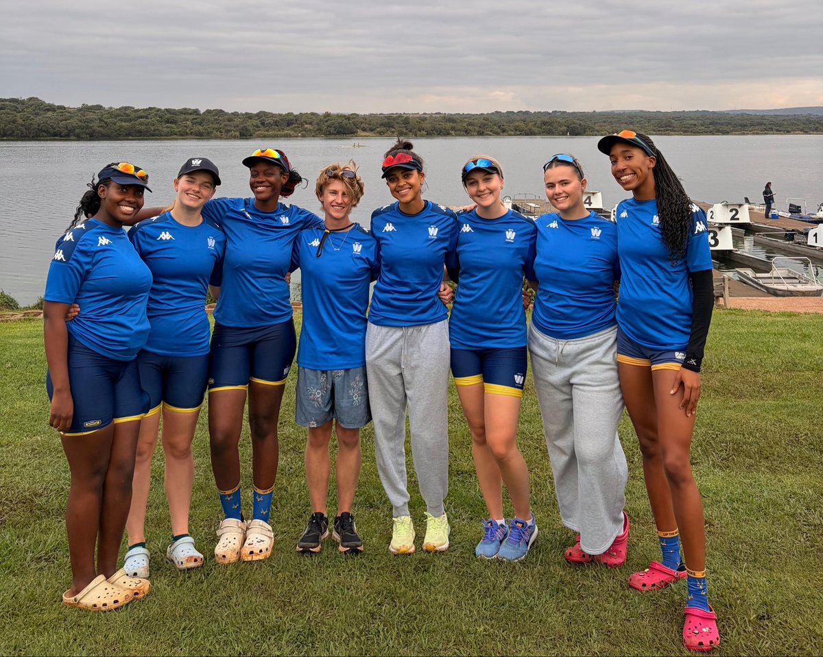 WitsSport's tweet photo. Podium finish! 🥉A big congratulations to the Wits Rowing Women's Eight who claimed 3rd place at the South African Champs in Roodeplaat over the weekend! 👏💪

#witsrowing
#witssport https://t.co/kYWofjfsbz