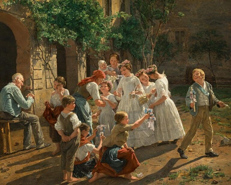 MattRSchaefer's tweet image. #artwork: On Corpus Christi Morning by #FerdinandGeorgWaldmüller, 1857 [Austrian Gallery, Belvedere, Vienna] A family from another era…
sammlung.belvedere.at/objects/8841/a…