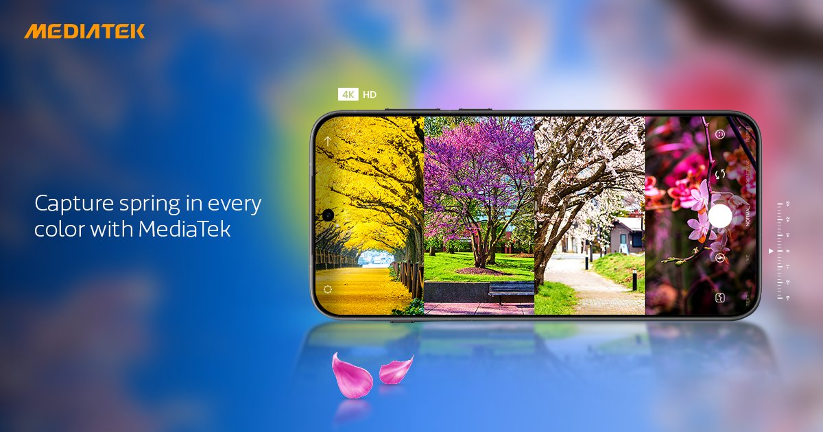 MediaTekIndia's tweet image. Spring is full of colours, details, and inspirations.
 
Capture the season around you and bring every moment to life with powerful mobile technology, enhancing every shot.
 
#SpringColors #MobilePhotography #MediaTek #PoweredByMediaTek